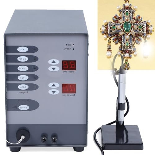 Soflightmok Jewelry Automatic Spot Welding Machine | 100w Pulse Argon Arc Jewelry Spot Welder For Repair Gold And Hardware Workpiece Welding | Diy Jewelry Repair Tool,Grey