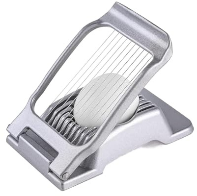 JTWMY Eierschneider Edelstahl Testsieger,Eierschneider Testsieger Egg Slicer Eierschneider Spülmaschinenfest Stable Eischneidewerkzeug aus Aluminium für Runde und ovale Eier Schneiden Silit Gitter