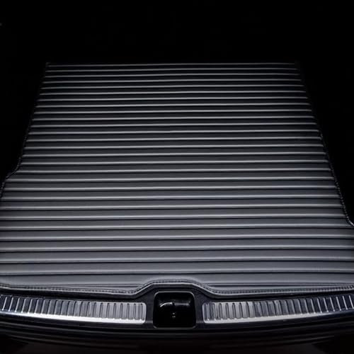 MaKeMoney Auto Leder Kofferraummatten FüR Cupra Formentor 2020 2021 2022 2023, Cargo-Teppich Kofferraummatte Interieur Schutzmatte Zubehör,C/Black