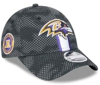 New Era Baltimore Ravens NFL 2024 Sideline Schwarz Verstellbare 9Forty Stretch Snapback Cap - One-Size
