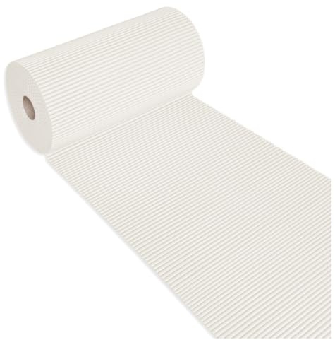 emmevi Soft Rubber Mat for Swimming Pool, 15 m Roll, Multi-Purpose Under Glass, White Sink