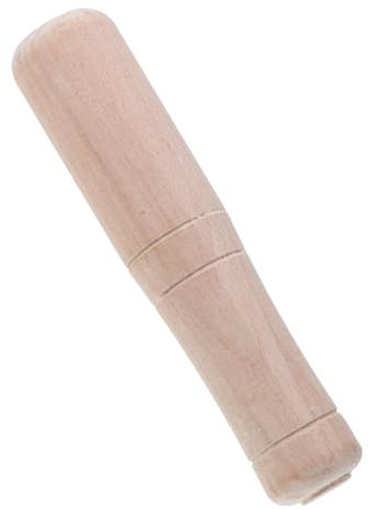 Hemobllo Piccolo martello in legno di faggio con manico robusto 6,69 x 1,49 x 1,49 pollici, adatto per intaglio preciso e uso domestico
