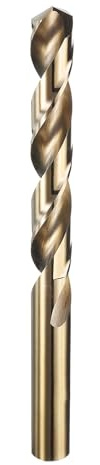 sourcing map 1pcs M35 Cobalt Twist Drill Bit 12.7mm(1/2) Dia High-Speed Steel Metric Drill Bit with Titanium Coating For Drilling Hard Metals, Stainless Steel, Alloy Steel, Cast Iron