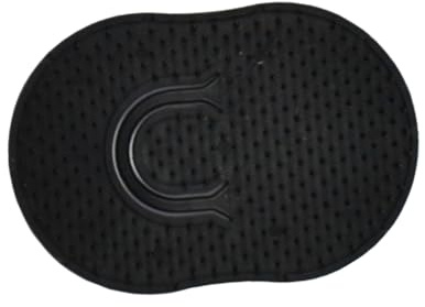 Fingermassagekamm 12 Stück Schwarz Abs für Kopfhautmassage | Handlicher Taschenkamm, Geeignet für Haarstyling und Friseurbereich, Robust und Formstabil