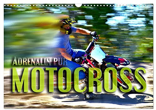 Motocross - Adrenalin pur (Wandkalender 2026 DIN A3 quer), CALVENDO Monatskalender: Atemberaubende Szenen aus der Welt des Motocross (CALVENDO Sport)