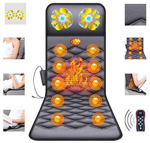 YJYJY Masajeador de Espalda Shiatsu con Esterilla de Masaje con Calor Esterilla de Masaje