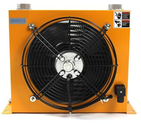 AH1012T-CA Flusso 100L/min Radiatore Olio Scambiatore di Calore Radiatore Olio Radiatore Piastra Pin Scambiatore di Calore for Idraulico Scenari di applicazione multipli(AC220)