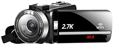 Cámara de Vlogging, 2 PCS Video Camcorder Webcam Cámara con Zoom Digital 3.0 Pulgadas Pantalla táctil Visión Nocturna Video Digital