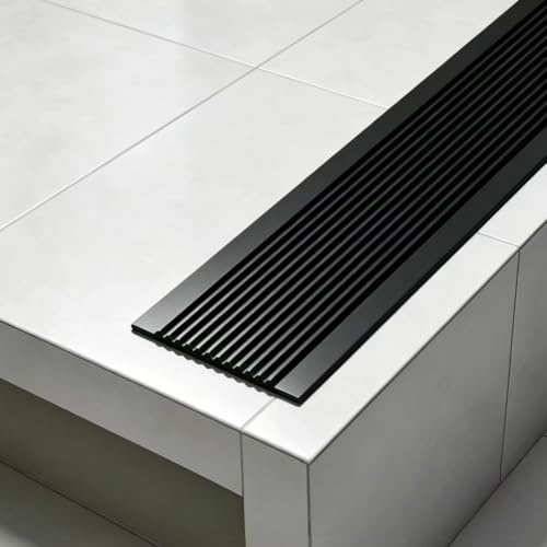 Lxlambentive Self Adhesive Stair Anti Slip Nosing With Strong Acrylic Backing, Waterproof PVC Step Edge Trim, 8cm X 3/5/10/20m, For Indoor & Outdoor Stairs(Black,10m/32.8ft)