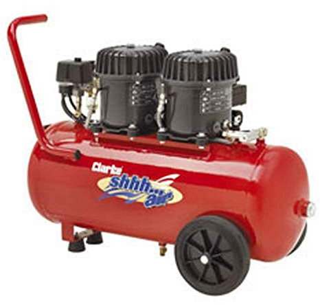 CLARKE SHHH AIR 3.53 CFM 50 LITRE QUIET RUN COMPRESSOR