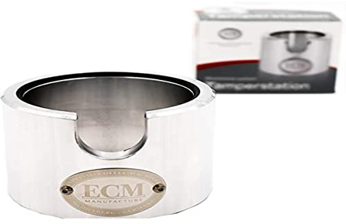 ECM 89420 Tamperstation Aluminium poliert, Silber