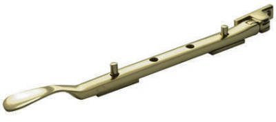 Jedo JV44APC Victorian Casement Stay 10-inch Polished Brass