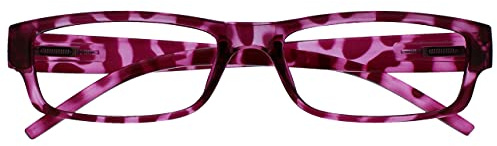 OPULIZE Die Lesebrille Unternehmen Rosa Schildpatt Leicht Komfortabel Leser Herren Damen Lesehilfe R32-4 +1,00