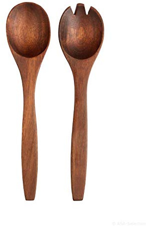 wood Salat Besteck Akazienholz massiv 30 x 7 x 2 cm