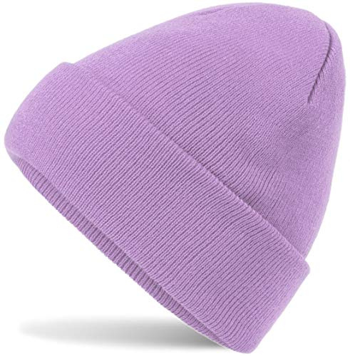 Hatstar Wintermütze | Damen Beanie Mütze | Herren Feinstrick Beanie | für Frauen Männer Unisex | Cuffed Hats Weich & Warm