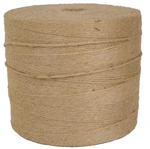 Jutekordel/Kordel aus Jute/Juteseil/Juteschnur Durchmesser ca.2mm - Gewicht ca. 2.800-3.000 g - hergestellt aus naturbelassenem Jutegarn, biologisch abbaubar und umweltfreundlich