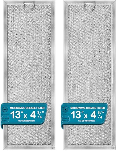 Omaeon WB06X10288 Grease Filter Replacement for GE Microwave, 2-Pack