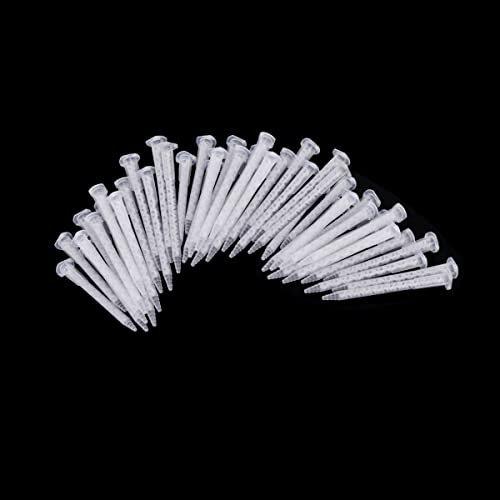 50pcs MA5.4-17S White Epoxy Tubes Static Mixer Nozzle Mixing Tip for Adhesive Applicator Cartridge