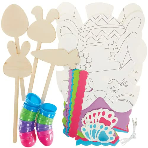 Baker Ross FX535 Ostereiersuche - 1er-Pack, Osterbastelset für Kinder, alles inklusive