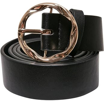 Urban Classics Damen Gürtel Small Synthetic Leather Ladies Belt black L/XL