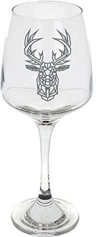 Stag Wine Glass Large Stag Wine Glass Gift Engraved Stag Glass Stag Lovers Gift Large Tallo Wine Glass Stag Design Large Tallo Wine Glass Birthday Gift For Him For Her Stag Lover Wine Glass Gift
