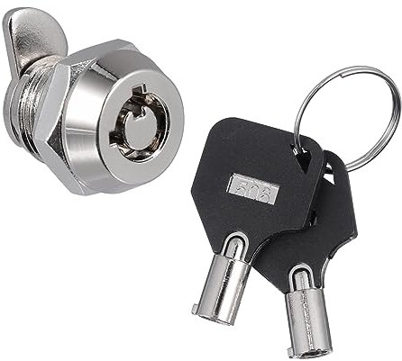 DOITOOL Zinc Alloy Lock Core Tubular Cam Lock for Cabinet Cam Cabinet Suitable for Safebox and Desk Applications
