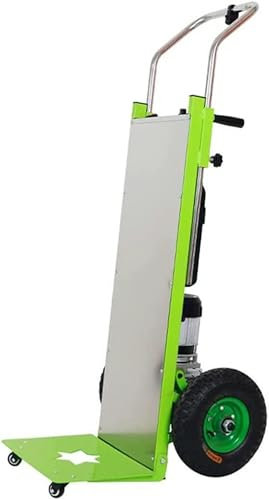 BTURYT Sackkarre elektrisch 110 kg belastbar - Arbeitssparender Handwagen, 850 W Brushless Motor Abnehmbarer Akku, tragbares elektrisches Treppensteigen Transportkarre~/