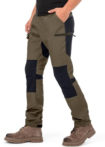 yeyity Wanderhose Herren, Atmungsaktiv Arbeitshosen Männer Jagdhose | Outdoor Hosen Robust Langlebig Trekkinghose Anglerhose Jagdbekleidung zum Outdoor-Aktivitäten und Außenarbeiten
