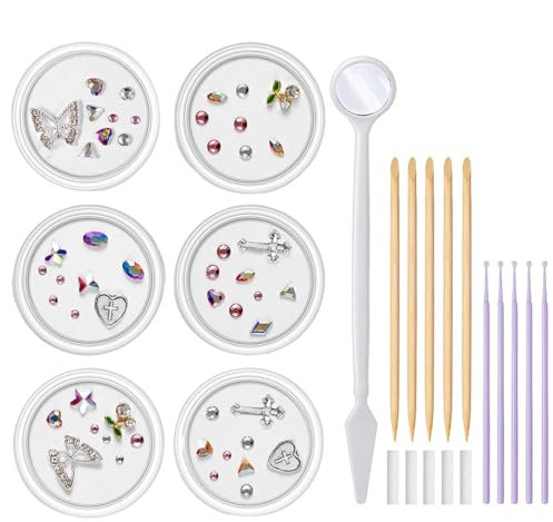 Zahnschmuck Kits Zahnschmuck Kit - Kreative Zähne Schmuck Set Zahnschmuck Kit Kreative Zähne Reinigung Baumwolle Kit