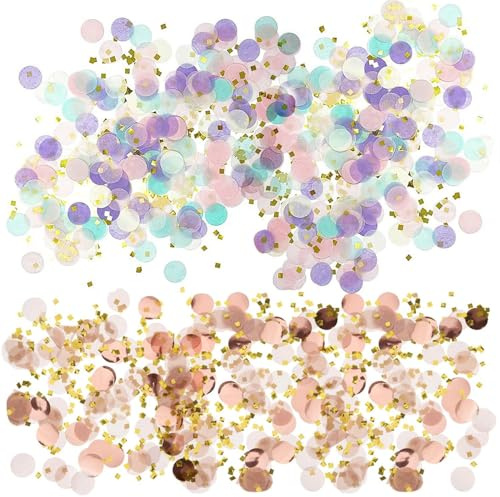 Confeti Redondo De 100 G, Hojas De Papel Llenas De Globo, Suministros De Fiesta, Confeti Lanzado, Decoración De Mesa De Comedor, Confeti De Decoración De Fiestas.