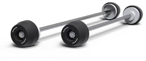 DRYIUBVF Sturzschutz Kompatibel Mit Yamaha Für YZF-R1 M 2015 2016 2017 2018 2019 2020 2021 2022 2023 Motorrad Vorder Hinterachse Gabel Crash Slider Antikollisions Slider(1 Pair)