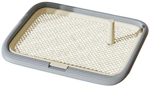 Bandeja para IR al baño, una Caja de Arena para Perros sin Deslizamiento de 18x13x2, Titular de la Almohadilla de PIS de orinería de Cachorro de Cachorro Desmontable para Mascotas pequeñas y Medianas