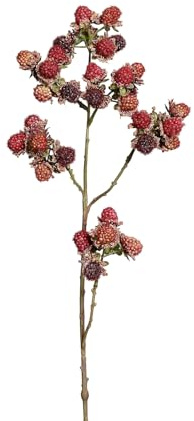 Brombeerzweig künstlich 78cm DP künstliche Brombeere Obst Pflanzen Blumen Kunstzweig Dekozweig Kunstblumen Kunstobst Dekoobst