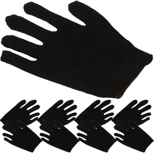 HOMOCONO 12 Pairs Cotton Protective Gloves for Men and Women Moisturizing Work Gloves for Jewelry Gardening Cleaning and Outdoor Use Medium Safety Barrier