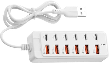 Hub USB - Convertidor Tipo C de 66 W, estación de Acoplamiento USB C | portátil | Adaptador multipuerto de alta velocidad para computadora portátil, tableta de escritorio, oficina en casa, sala de