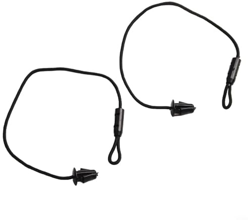 Parcel Shelf String for Skoda, for Fabia 2014-2021, OEM 6V6863634 Black ABS, Replacement Interior Accessory