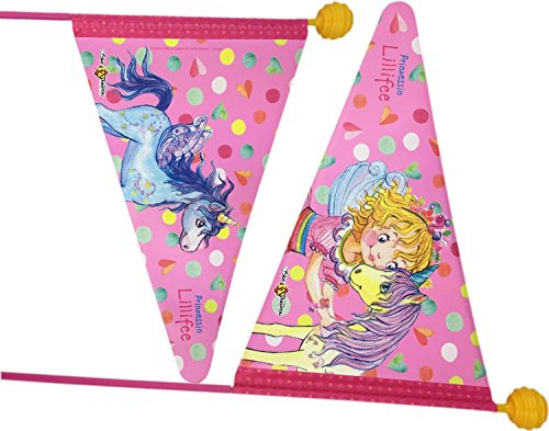 Gagaciso Prinzessin Lillifee Sicherheitsfahne - Rosa, Prinzessin Lillifee-Muster, Mädchen, Außenbereich, Pennant, Fahrradzubehör, Zubehör, 01300502