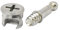 Flyshop 10 Sets Self-Tapping Furniture Cabinet Connector Connecting Fittings #261 (15 x 12mm) Cam Lock with M6 Threaded 28mm Length Dowel