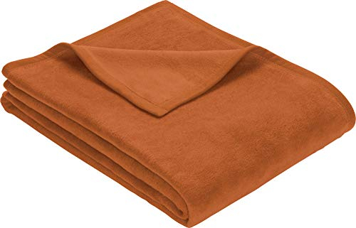 Erwin Müller Wohndecke, Wolldecke, Kuscheldecke 2er- Pack - strapazierstark, weich, temparaturausgleichend (weitere Farben, Größen)