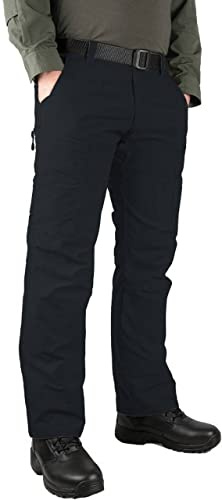 LA Police Gear Herren-Hose, wasserabweisend, Polyester/Baumwolle, BFE, Taktische Stretch-Hose – athletische Passform