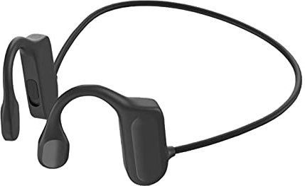 C-LARSS Auricolare Bluetooth BL09, Auricolari Wireless IPX5 Life Cuffie Stereo A Conduzione Ossea Con Sospensione A Lunga Durata Impermeabili Nero