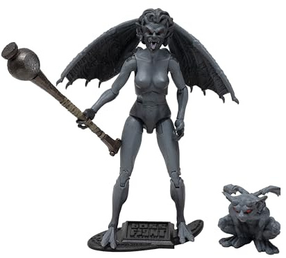 Boss Fight Studio Vitruvian H.A.C.K.S. Gargoyle Fantasy Series Action Figure - Highly Articulated Collectible and Customizable Figurine with Interchangeable Parts and Accessories - 1:18 Scale