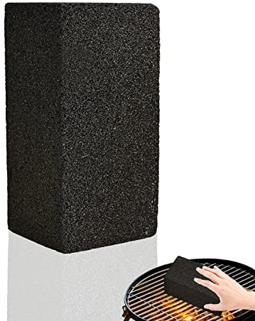 ChangWanna Grill Stone Cleaning Block - BBQ Pumice Griddle Grill Cleaning Brick, Magic Barbecue Scrubber Charcoal Stone Cleaner Commercial, Heavy Duty Grill Cleaning Block for Flat Top Rack