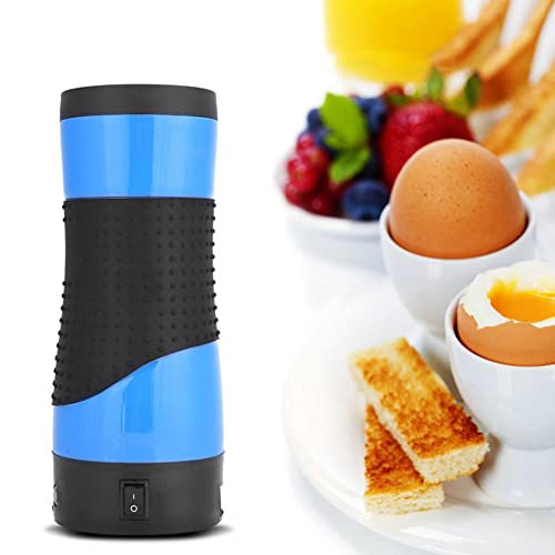 Fabricante Automático Rollos De Huevo Máquina De Hacer Tortillas Salchichas Master Máquina Eléctrica De Rollos Huevo Tortilla De Huevo Vertical Cocina Casera DIY Huevera Antiadherente (Color : Blue)