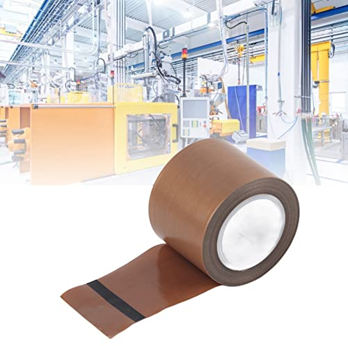 Nastro adesivo in PTFE MOUMOUTEN, nastro resistente al calore, 4 misure spessore 0,18 mm, lunghezza 10 m Nastro in teflon ad alta temperatura per sigillanti a impulsi manuali sottovuoto(0.18*50mm*10m)