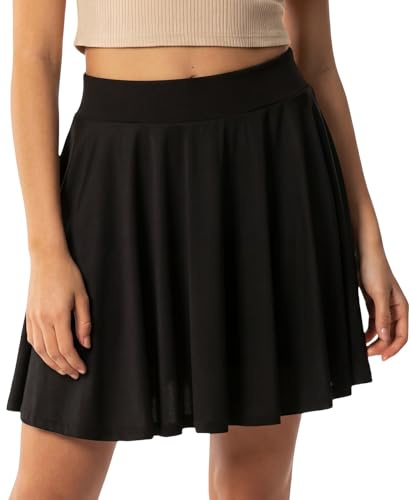 Jupe plissée tendance pour fille avec short intérieur pour l'école, les loisirs et les fêtes
