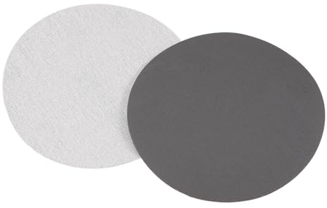 CoCud Hook and Loop Sanding Discs, 5 Inch 125mm Sandpapers 600 Grit Silicon Carbide Finishing Discs - (Applications: for Wood Metal Drywall), 10 Pieces