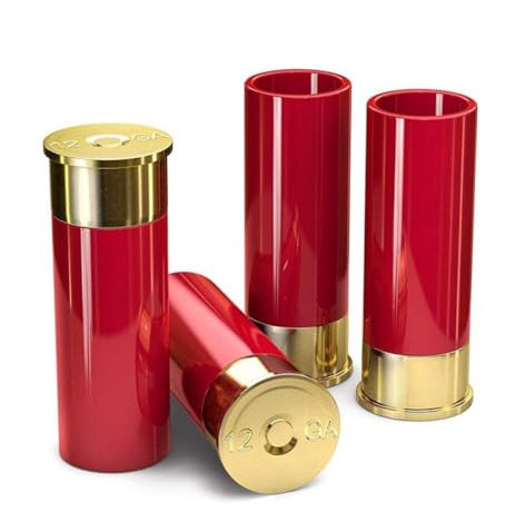 Verres à Shot de fête 4 pièces en Plastique en Forme de Fusil de Chasse Verre à vin Verres à Cocktail pour fête d'anniversaire et du Nouvel an