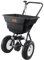 VEVOR Spandiconcime Portata Max. 36 kg Carrello Spanditore per Semi con Ruote Grandi 305 mm, Spanditore Tramoggia da 25,5 L Seminatrice da Prato in Acciaio per Terreni Prato Agricoli Giardino, Nero