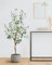 Leflos 120cm Olivo Realista de Interior, sólo para Uso Interior, con Tronco Vivo, Rama Ajustable y Aceitunas gordas, 2 Piezas